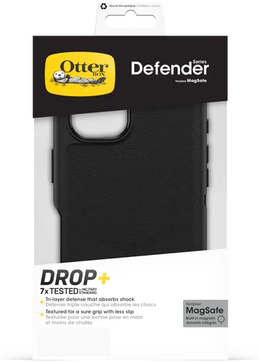 OtterBox Defender MagSafe Apple iPhone 16 Hoesje Back Cover Zwart afbeelding 11