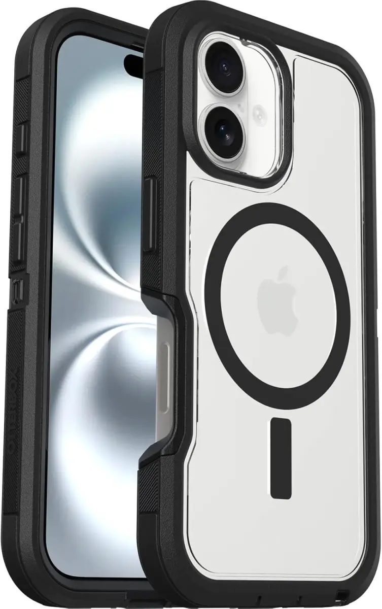 OtterBox Defender XT MagSafe iPhone 16 Hoesje Back Cover Zwart afbeelding 1