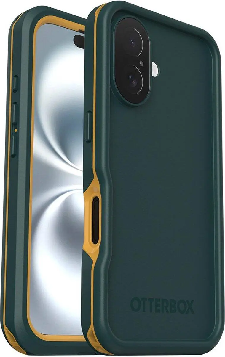 OtterBox Fre MagSafe Apple iPhone 16 Hoesje Waterdicht Full Protect Groen afbeelding 1