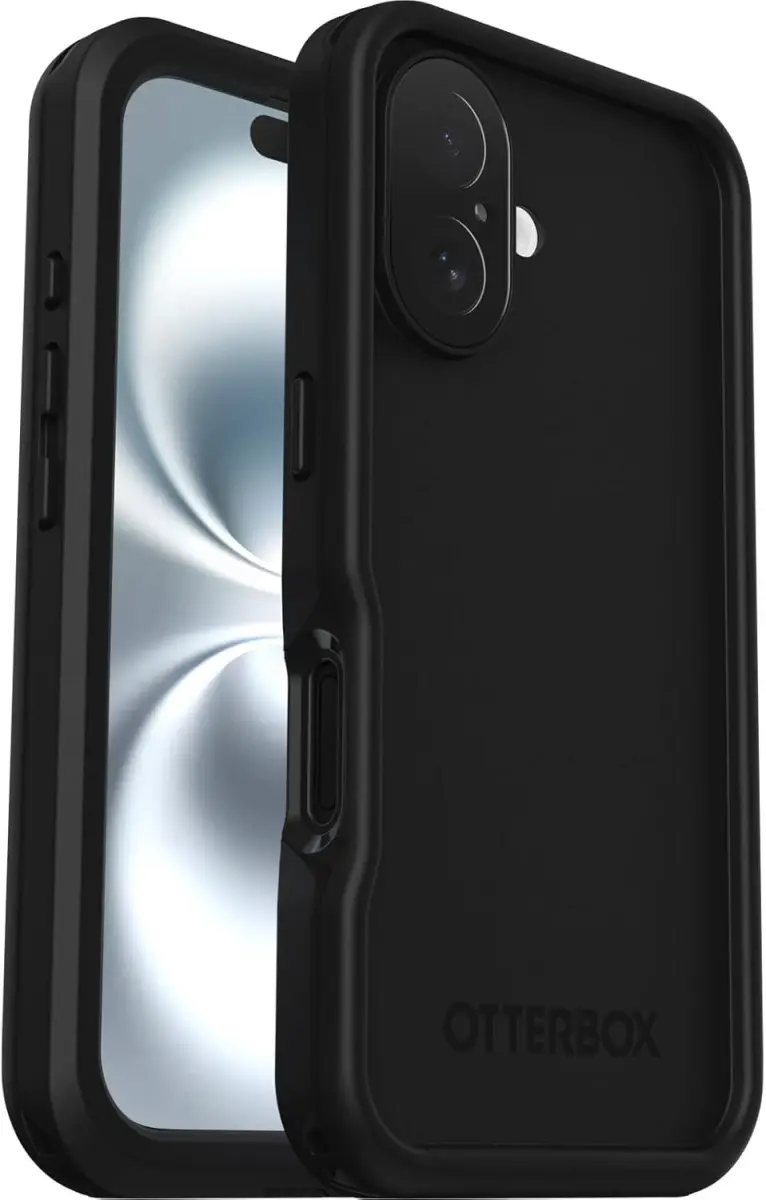 OtterBox Fre MagSafe Apple iPhone 16 Hoesje Waterdicht Full Protect Zwart afbeelding 1
