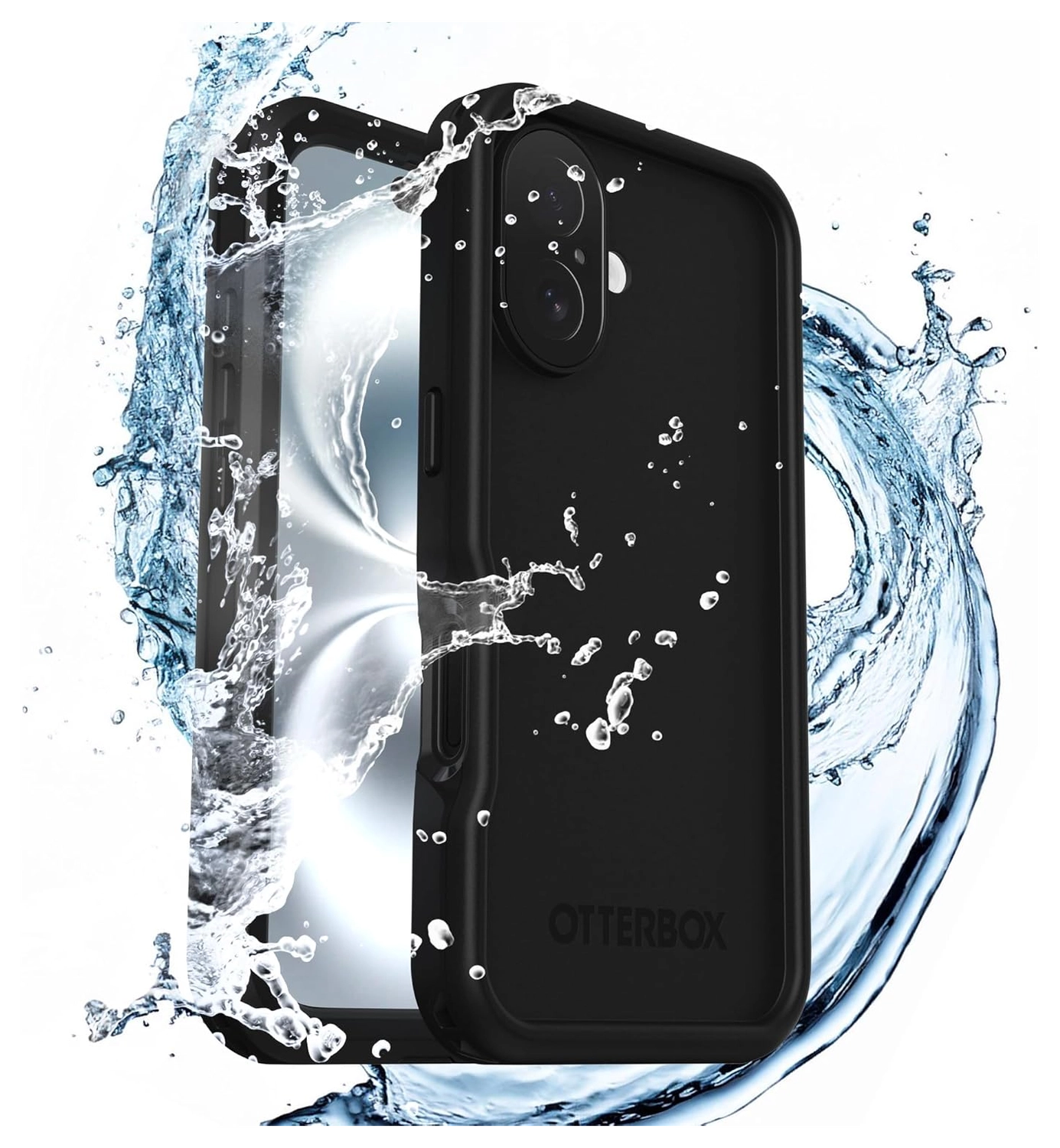 OtterBox Fre MagSafe Apple iPhone 16 Hoesje Waterdicht Full Protect Zwart afbeelding 3