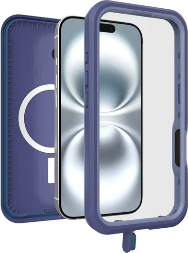 OtterBox Fre MagSafe Apple iPhone 16 Hoesje Waterdicht Full Protect Paars afbeelding 3