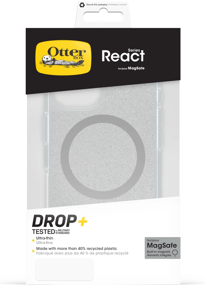 OtterBox React MagSafe Apple iPhone 16 Hoesje Back Cover Gltter afbeelding 7
