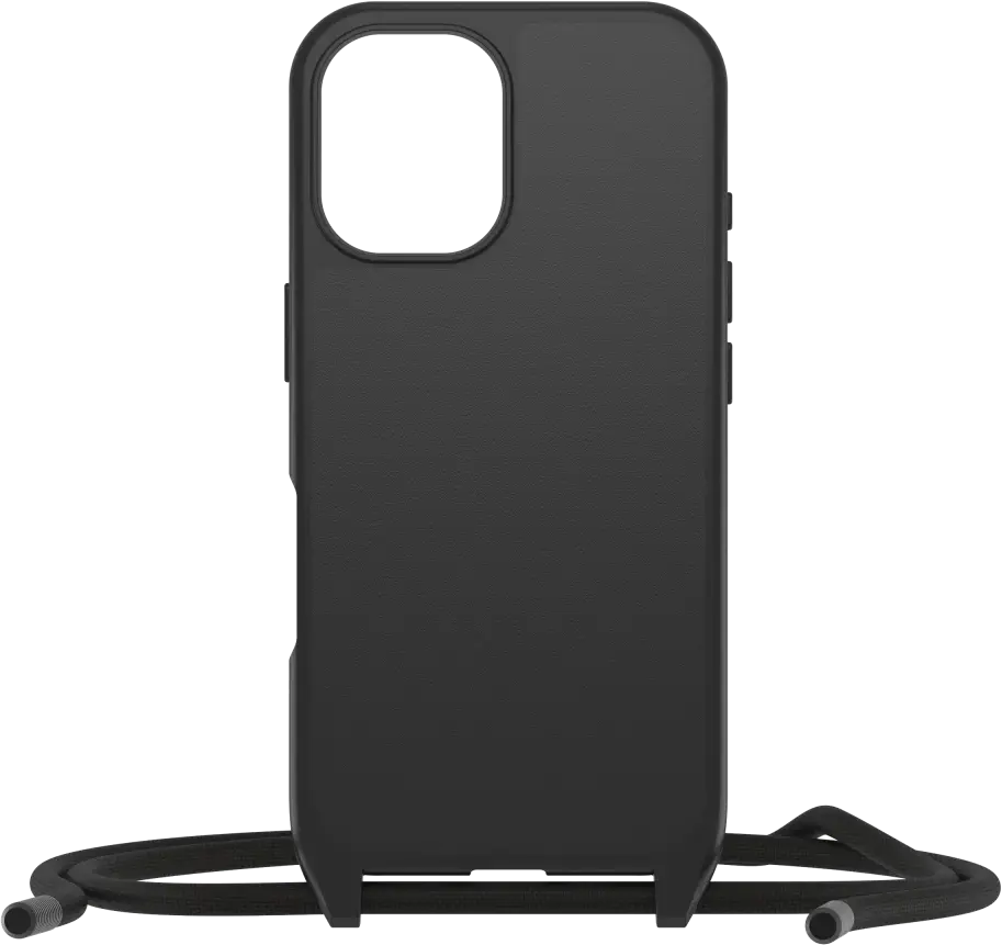 OtterBox React Necklace MagSafe Apple iPhone 16 Hoesje met Koord Zwart afbeelding 7