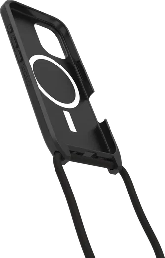 OtterBox React Necklace MagSafe Apple iPhone 16 Hoesje met Koord Zwart afbeelding 6