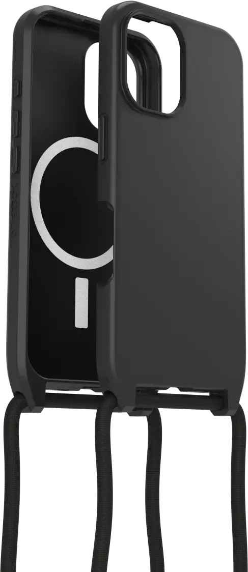 OtterBox React Necklace MagSafe Apple iPhone 16 Hoesje met Koord Zwart afbeelding 5