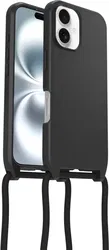 OtterBox React Necklace MagSafe Apple iPhone 16 Hoesje met Koord Zwart afbeelding