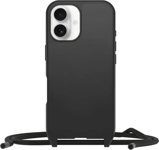 OtterBox React Necklace MagSafe Apple iPhone 16 Hoesje met Koord Zwart afbeelding 4