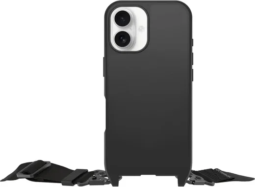 OtterBox React Necklace MagSafe Apple iPhone 16 Hoesje met Telefoonkoord Zwart afbeelding 5