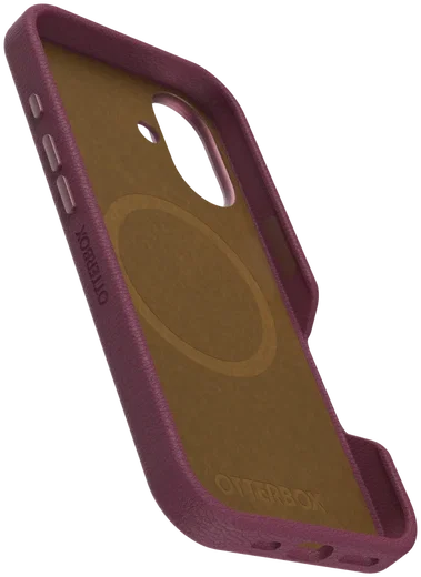OtterBox Symmetry Cactus Leer MagSafe Apple iPhone 16 Hoesje Rood afbeelding 8