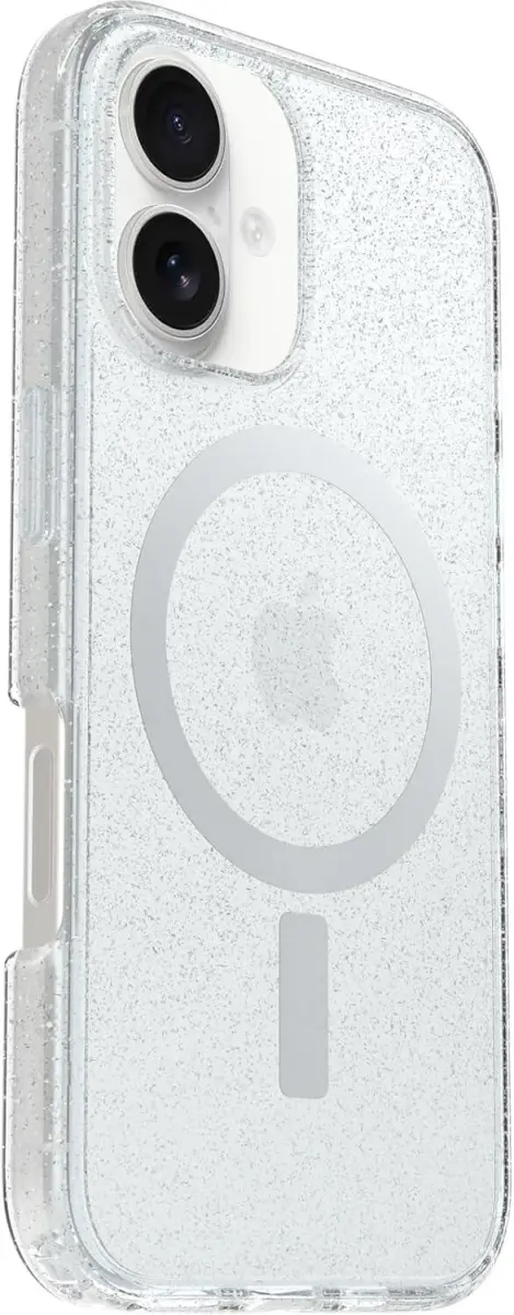 OtterBox Symmetry MagSafe Apple iPhone 16 Hoesje Glitter Clear afbeelding 5