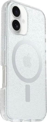 OtterBox Symmetry MagSafe Apple iPhone 16 Hoesje Glitter Clear afbeelding 5