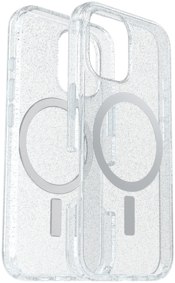 OtterBox Symmetry MagSafe Apple iPhone 16 Hoesje Glitter Clear afbeelding 6