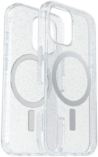 OtterBox Symmetry MagSafe Apple iPhone 16 Hoesje Glitter Clear afbeelding 6