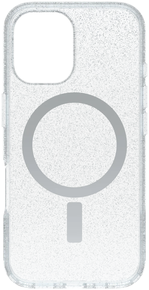 OtterBox Symmetry MagSafe Apple iPhone 16 Hoesje Glitter Clear afbeelding 7