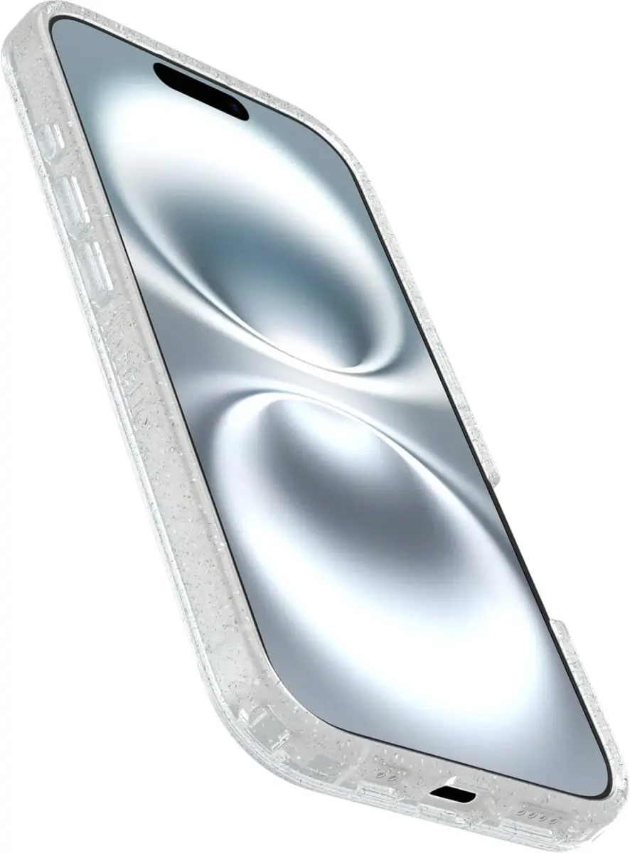 OtterBox Symmetry MagSafe Apple iPhone 16 Hoesje Glitter Clear afbeelding 2
