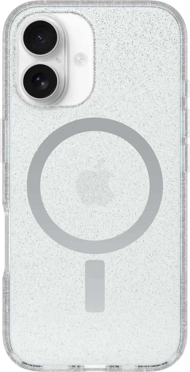 OtterBox Symmetry MagSafe Apple iPhone 16 Hoesje Glitter Clear afbeelding 3