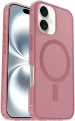 OtterBox Symmetry MagSafe Apple iPhone 16 Hoesje Clear Roze afbeelding