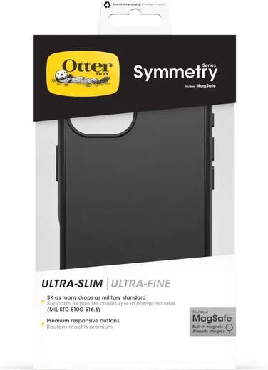 OtterBox Symmetry MagSafe Apple iPhone 16 Hoesje Zwart afbeelding 7