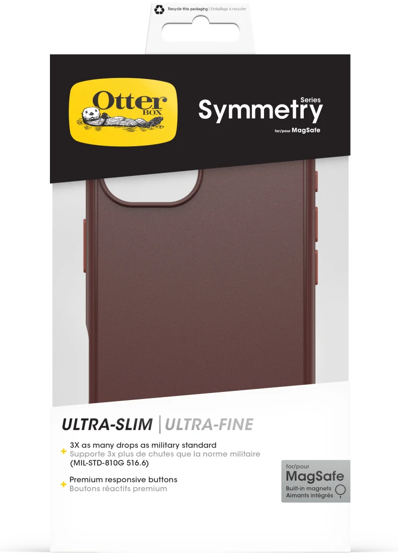 OtterBox Symmetry MagSafe Apple iPhone 16 Hoesje Rood afbeelding 6