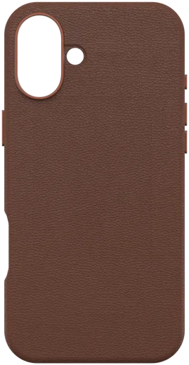 OtterBox Symmetry Cactus Leer MagSafe Apple iPhone 16 Plus Hoesje Bruin afbeelding 5