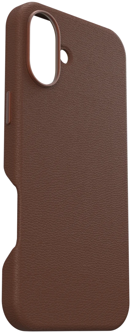 OtterBox Symmetry Cactus Leer MagSafe Apple iPhone 16 Plus Hoesje Bruin afbeelding 6