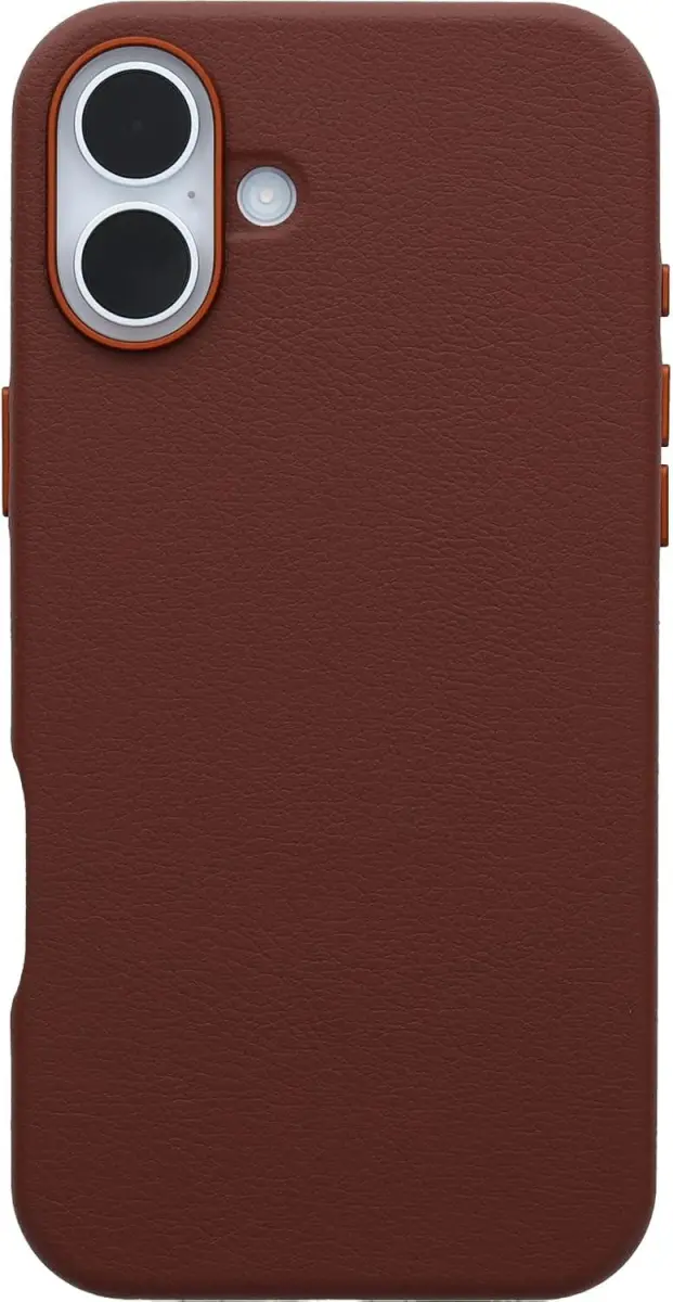 OtterBox Symmetry Cactus Leer MagSafe Apple iPhone 16 Plus Hoesje Bruin afbeelding 2