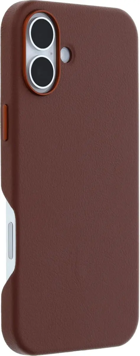 OtterBox Symmetry Cactus Leer MagSafe Apple iPhone 16 Plus Hoesje Bruin afbeelding 3
