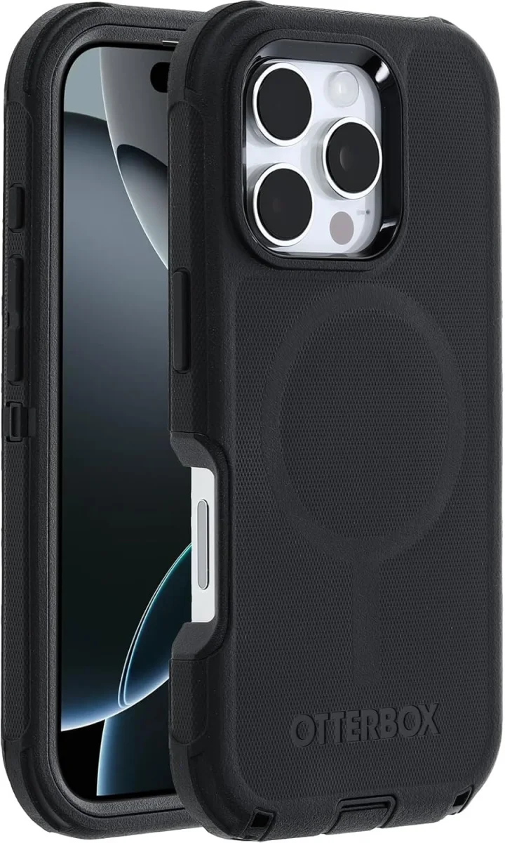 OtterBox Defender MagSafe Apple iPhone 16 Pro Hoesje Back Cover Zwart afbeelding 1