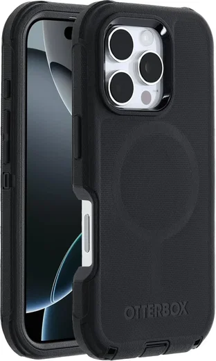 OtterBox Defender MagSafe Apple iPhone 16 Pro Hoesje Back Cover Zwart afbeelding 1