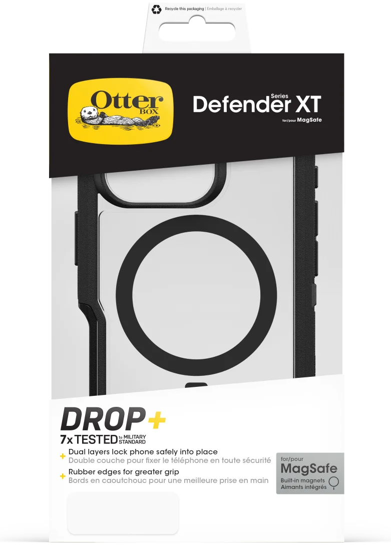OtterBox Defender XT MagSafe iPhone 16 Pro Hoesje Back Cover Zwart afbeelding 8