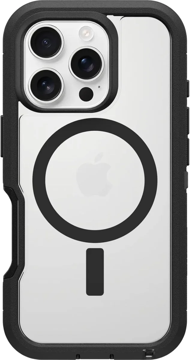 OtterBox Defender XT MagSafe iPhone 16 Pro Hoesje Back Cover Zwart afbeelding 2