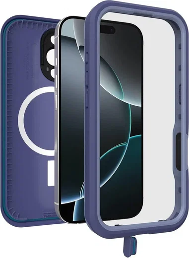 OtterBox Fre MagSafe Apple iPhone 16 Pro Hoesje Waterdicht Full Protect Paars afbeelding 3