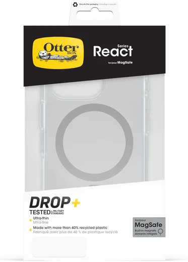 OtterBox React MagSafe Apple iPhone 16 Pro Hoesje Back Cover Transparant afbeelding 5