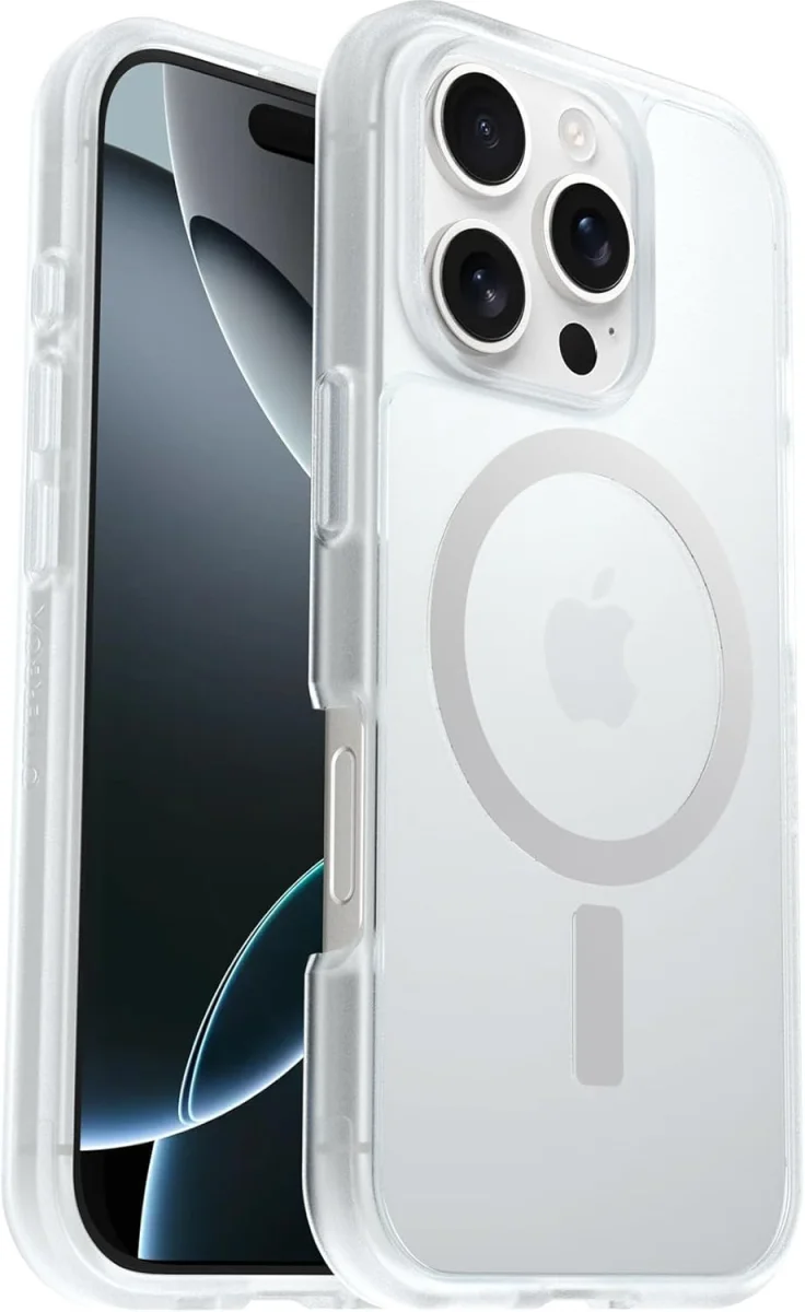 OtterBox React MagSafe Apple iPhone 16 Pro Hoesje Back Cover Transparant afbeelding 1
