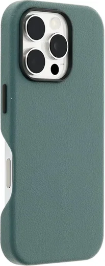 OtterBox Symmetry Cactus Leer MagSafe Apple iPhone 16 Pro Hoesje Groen afbeelding 3