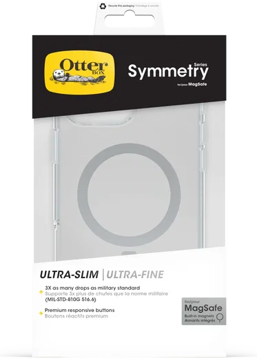 OtterBox Symmetry MagSafe Apple iPhone 16 Pro Hoesje Transparant afbeelding 5