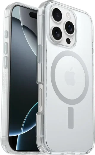 OtterBox Symmetry MagSafe Apple iPhone 16 Pro Hoesje Transparant afbeelding 1