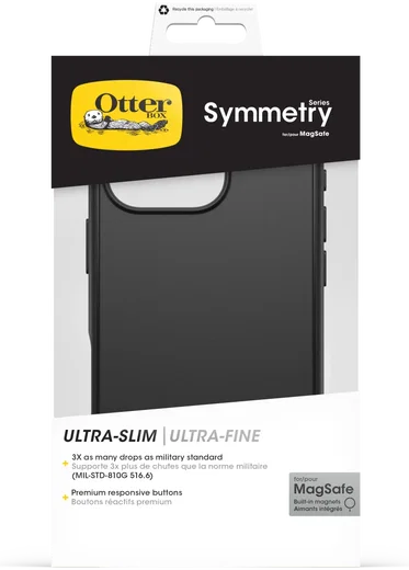 OtterBox Symmetry MagSafe Apple iPhone 16 Pro Hoesje Zwart afbeelding 5