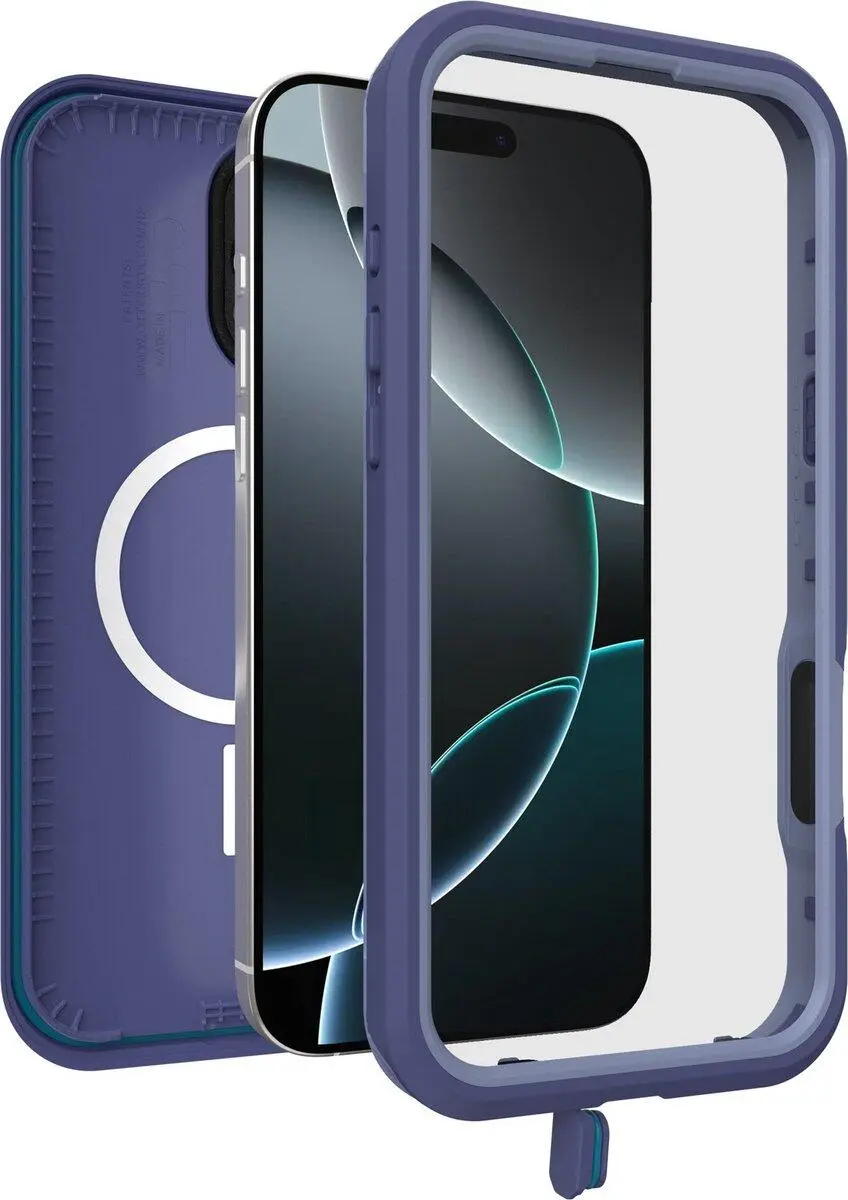 OtterBox Fre MagSafe iPhone 16 Pro Max Hoesje Waterdicht Full Protect Paars afbeelding 3