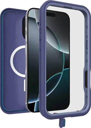OtterBox Fre MagSafe iPhone 16 Pro Max Hoesje Waterdicht Full Protect Paars afbeelding 3