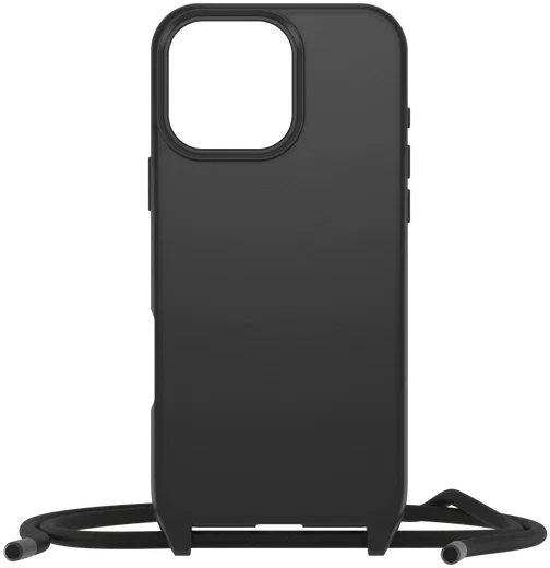 OtterBox React Necklace MagSafe iPhone 16 Pro Max Hoesje met Koord Zwart afbeelding 4