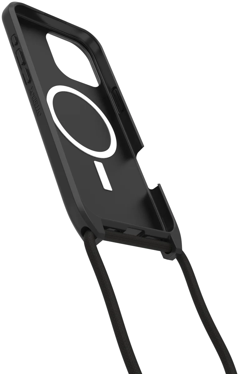 OtterBox React Necklace MagSafe iPhone 16 Pro Max Hoesje met Koord Zwart afbeelding 2