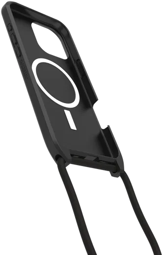 OtterBox React Necklace MagSafe iPhone 16 Pro Max Hoesje met Koord Zwart afbeelding 2