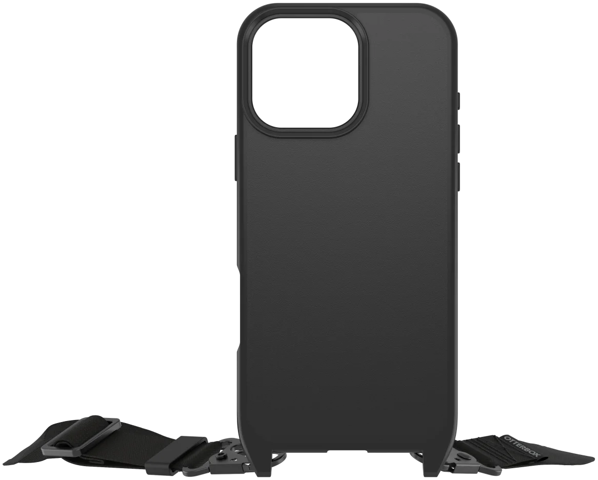 OtterBox React Necklace MagSafe iPhone 16 Pro Max Hoesje met Telefoonkoord Zwart afbeelding 4