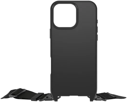 OtterBox React Necklace MagSafe iPhone 16 Pro Max Hoesje met Telefoonkoord Zwart afbeelding 4