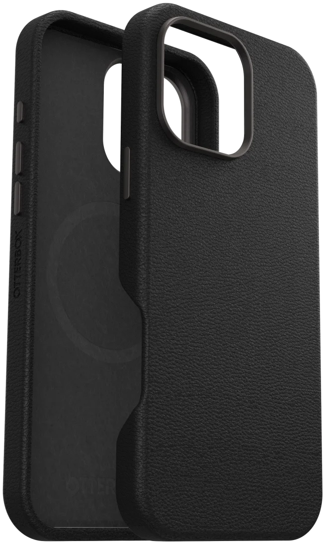 OtterBox Symmetry Cactus Leer MagSafe Apple iPhone 16 Pro Max Hoesje Zwart afbeelding 2