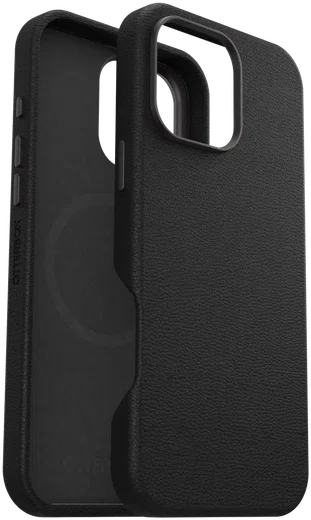 OtterBox Symmetry Cactus Leer MagSafe Apple iPhone 16 Pro Max Hoesje Zwart afbeelding 2