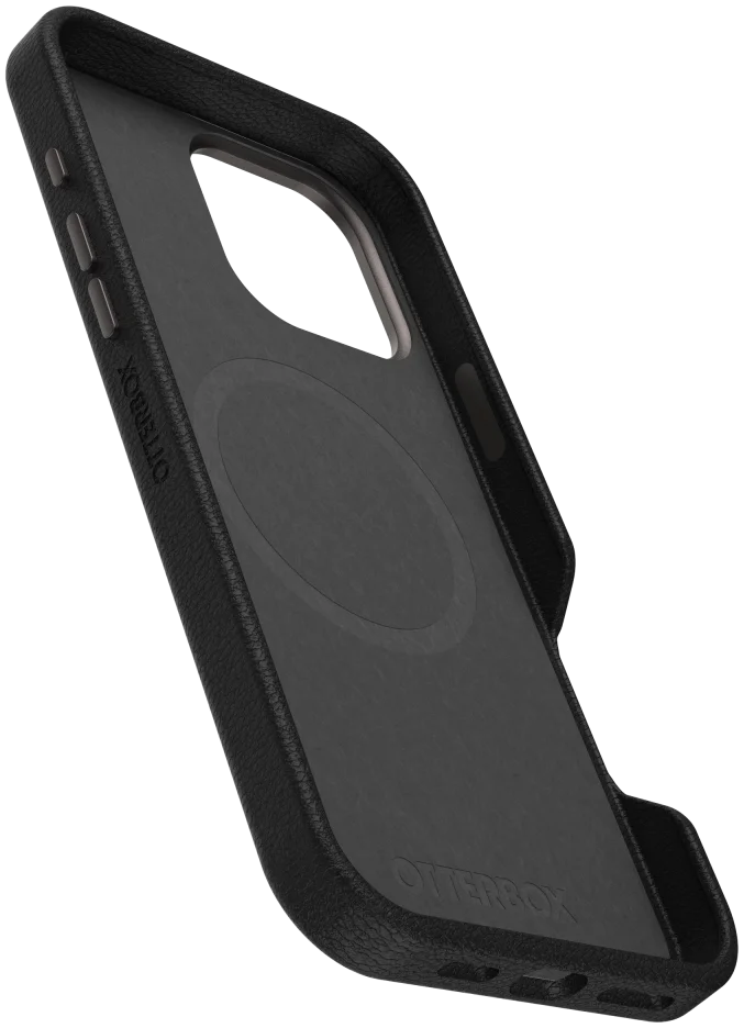 OtterBox Symmetry Cactus Leer MagSafe Apple iPhone 16 Pro Max Hoesje Zwart afbeelding 5