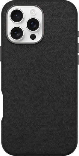 OtterBox Symmetry Cactus Leer MagSafe Apple iPhone 16 Pro Max Hoesje Zwart afbeelding 1